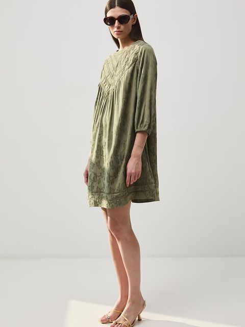 Medicine sukienka oversize z wiskozą - zdjęcie produktu nr 2