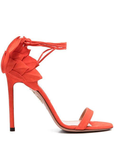 Aquazzura 105mm Hibiscus sandals - Red - zdjęcie produktu nr 1