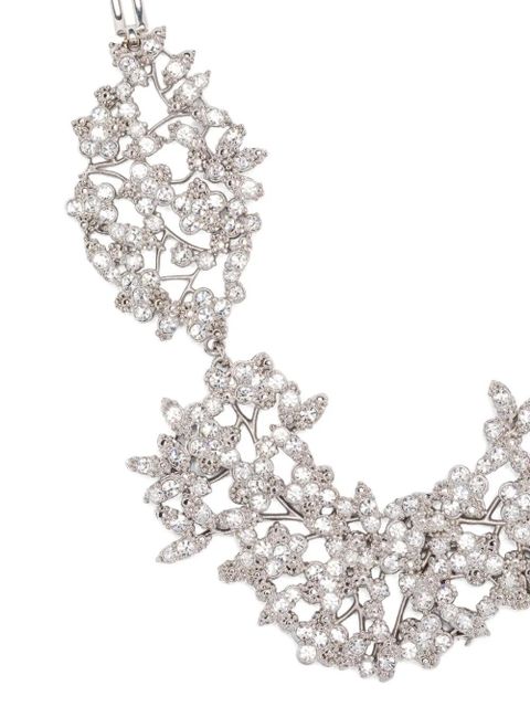 Jil Sander embellished chain necklace - Silver