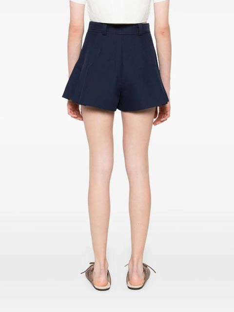 SANDRO pleated shorts - Blue