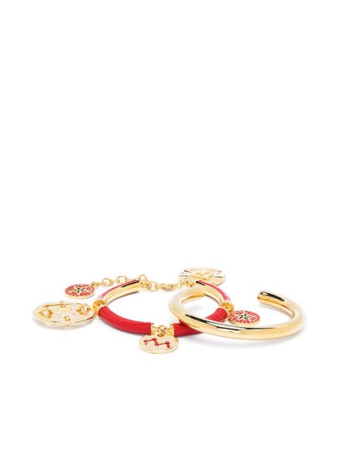 Rabanne charm bangle bracelet set - Gold - zdjęcie produktu nr 1