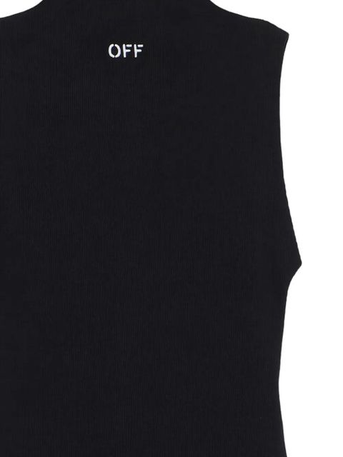Off-White stamp rib bodysuit - Black - zdjęcie produktu nr 2