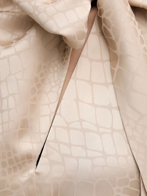 Sisley bluzka damska kolor beżowy wzorzysta 5UTBLQ0A4