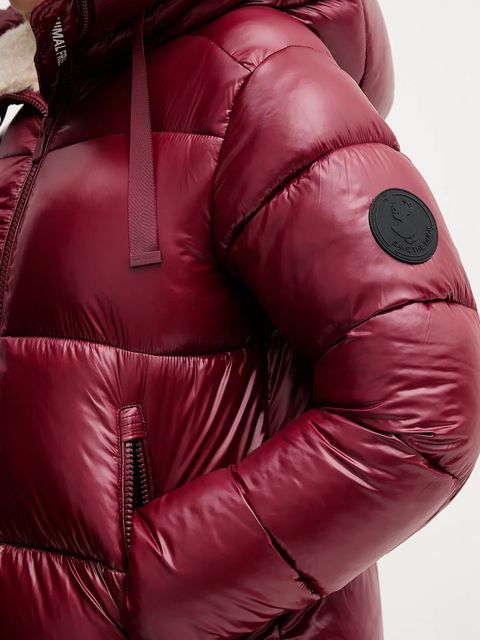 Save The Duck kurtka BELLA kolor bordowy zimowa D42414W.LOVE21