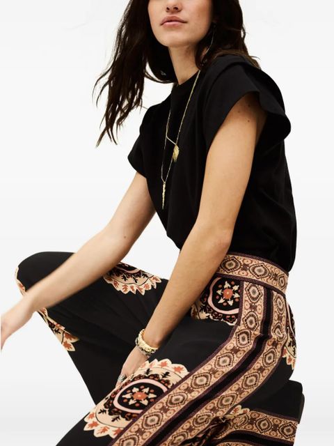 Ba&Sh Wall printed trousers - Black