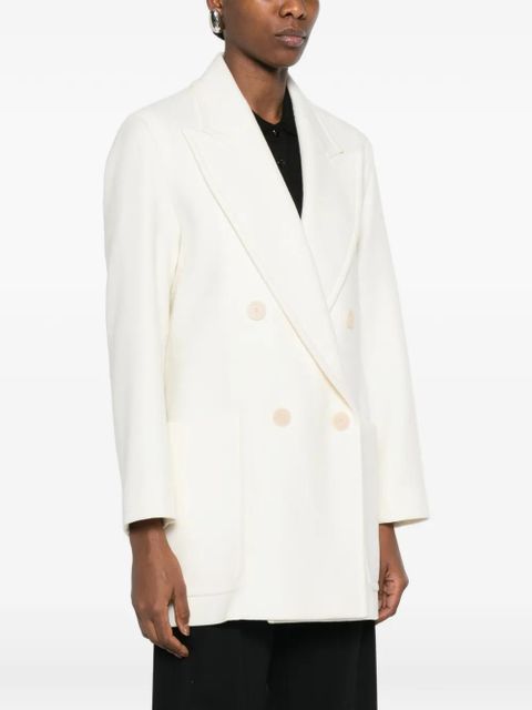 Max Mara Deletta double-breasted pocket coat - Neutrals