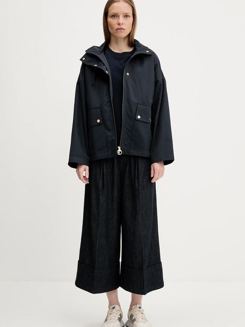 Barbour t-shirt bawełniany JEMA damski kolor granatowy LML0883 - zdjęcie produktu nr 2