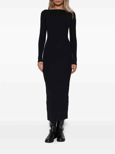 ENTIRE STUDIOS long-sleeve midi dress - Black