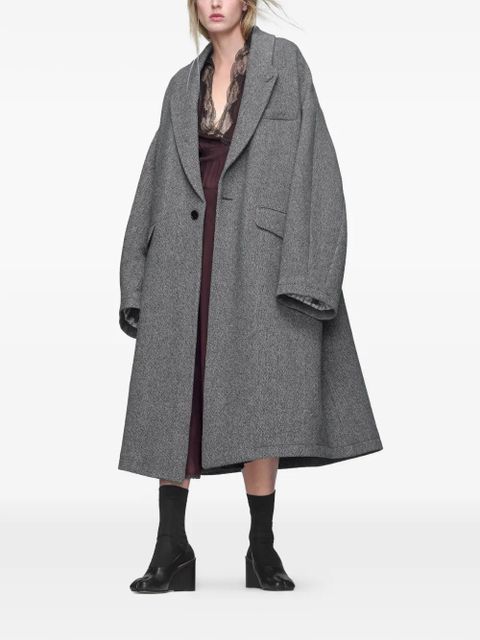 Maison Margiela single-breasted coat - Grey