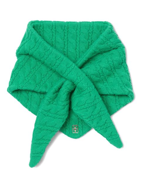 SANDRO cable-knit bandana - Green - zdjęcie produktu nr 1