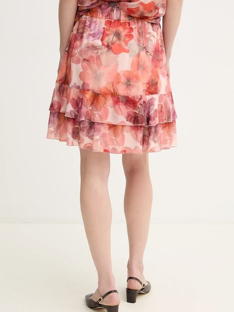 Marc Aurel spódnica kolor pomarańczowy mini rozkloszowana 2187-1023-24784