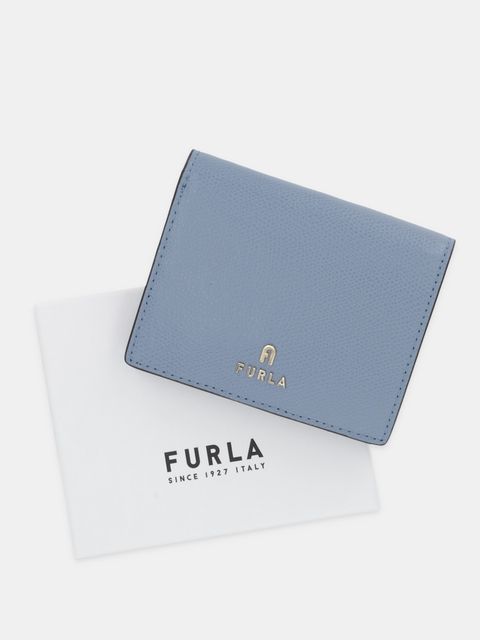 Furla portfel skórzany damski kolor niebieski WP00304 ARE000 4352S