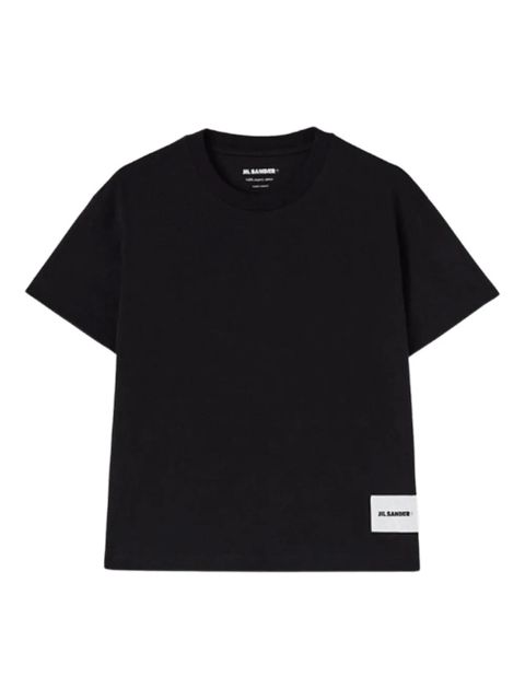 Jil Sander logo-patch T-shirt - Black - zdjęcie produktu nr 1