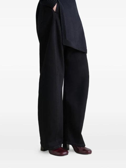 LEMAIRE 55mm Anatomic round-toe boots - Brown