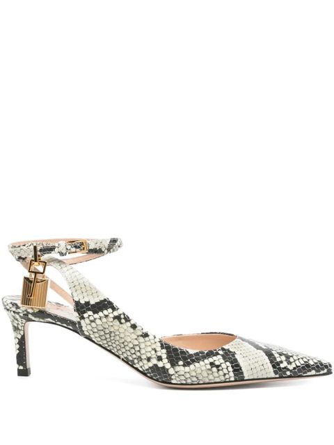 TOM FORD 65mm Padlock pumps - Grey - zdjęcie produktu nr 1
