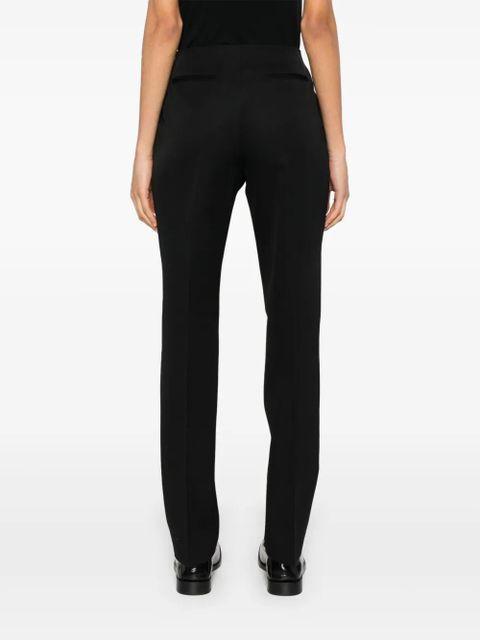The Attico slim-cut tailored trousers - Black