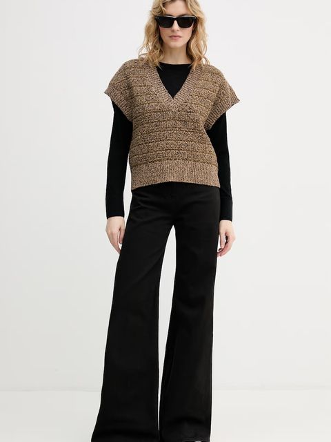 Sisley sweter damski z bawełną - zdjęcie produktu nr 1