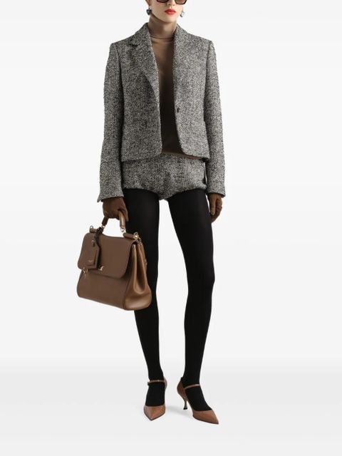 Dolce & Gabbana tweed balloon shorts - Black - zdjęcie produktu nr 2