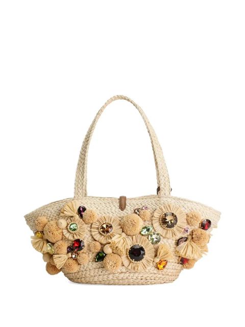Dolce & Gabbana embellished basket bag - Neutrals - zdjęcie produktu nr 2