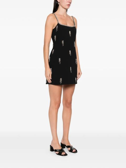 Simkhai embellished-strap mini dress - Black - zdjęcie produktu nr 2