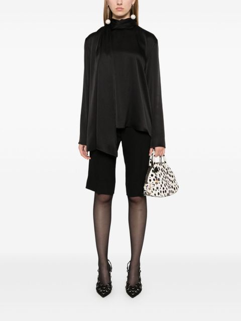 Magda Butrym satin blouse - Black - zdjęcie produktu nr 2