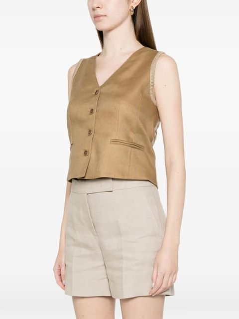 Max Mara Calibri knitted waistcoat - Neutrals