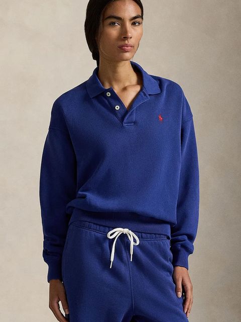 Polo Ralph Lauren bluza damska kolor niebieski gładka 211947966 - zdjęcie produktu nr 1