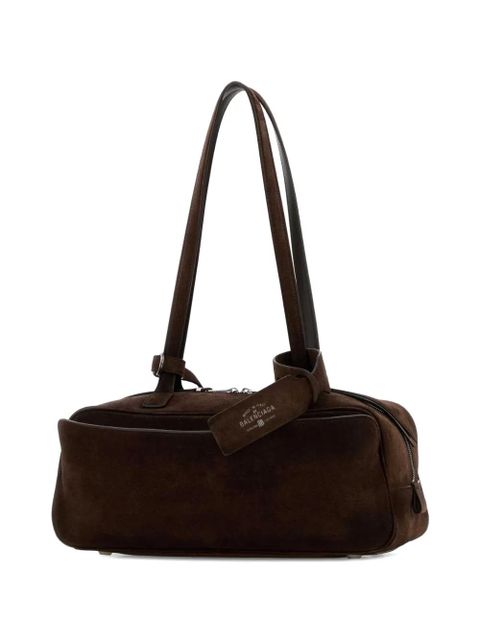 Balenciaga small Carrie shoulder bag - Brown