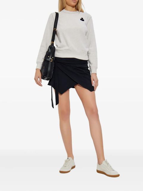 MARANT ÉTOILE logo-embroidered sweatshirt - Grey - zdjęcie produktu nr 2