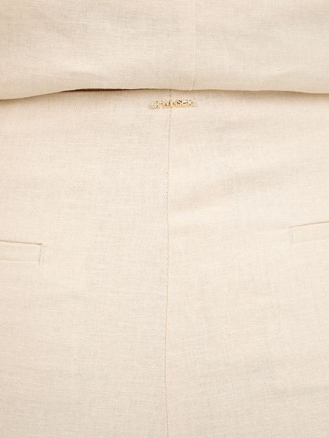 Twinset szorty z dodatkiem lnu