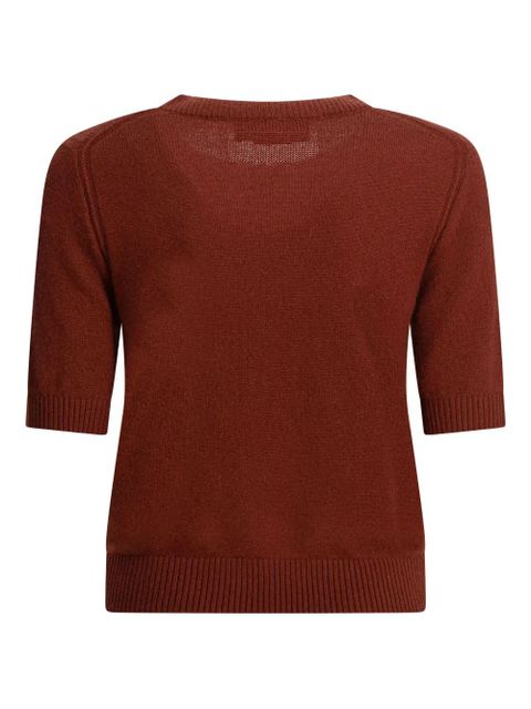 Guest In Residence cashmere T-shirt - Brown - zdjęcie produktu nr 2