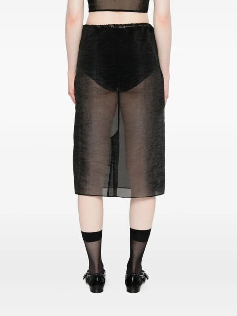 Cecilie Bahnsen Bambi pencil skirt - Black