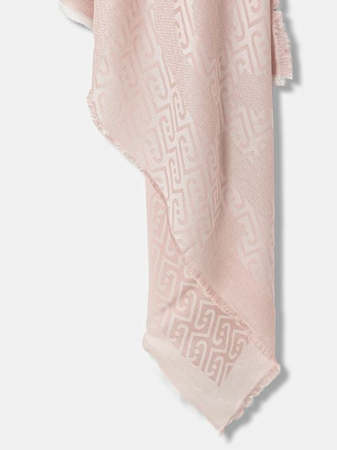 Liu Jo szal damski kolor różowy wzorzysty 2A6039 T2745