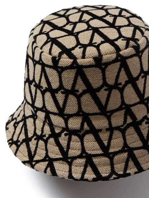 Valentino Garavani Toile Iconographe bucket hat - Neutrals - zdjęcie produktu nr 2