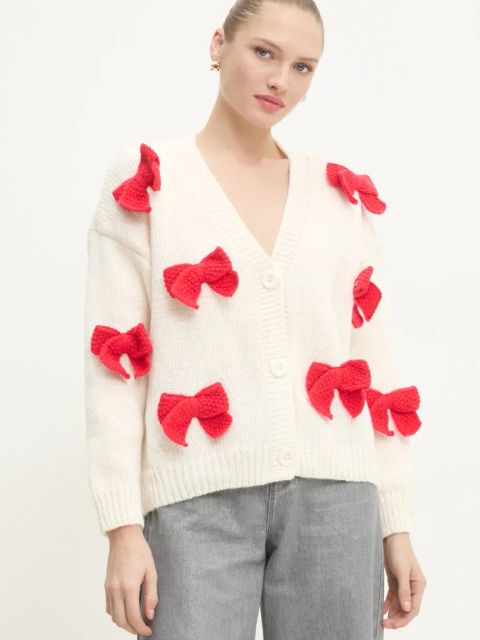 Answear.LAB sweter damski kolor biały ciepły