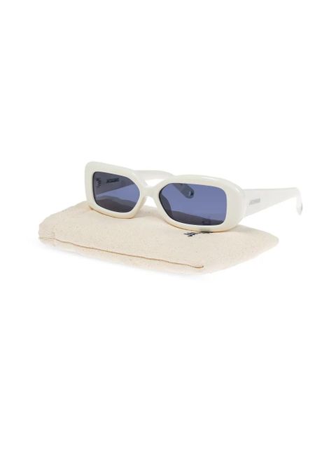 Jacquemus Les Lunettes Rond Carré sunglasses - White - zdjęcie produktu nr 2