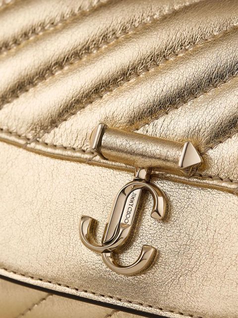 Jimmy Choo Curve wallet-on-chain - Gold