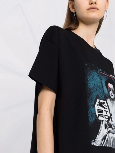 ETRO graphic-print T-shirt - Black - zdjęcie produktu nr 2