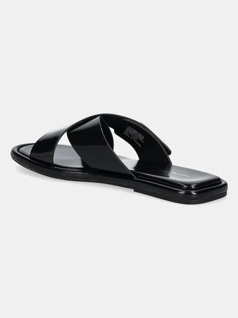 Tory Burch klapki skórzane T Lock Cross Band Slide