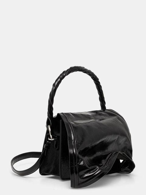 Y/Project torebka skórzana WIRE BAG kolor czarny 620BA007 - zdjęcie produktu nr 2