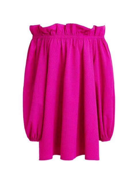 Essentiel Antwerp ruffled-neck mini dress - Pink - zdjęcie produktu nr 1