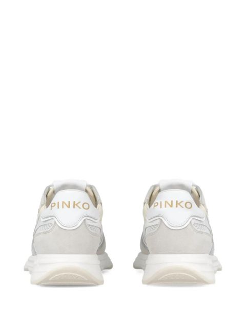 PINKO logo appliqué sneakers - Neutrals