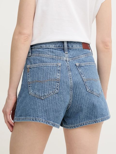 Pepe Jeans szorty jeansowe A-LINE SHORT HW SUZIE