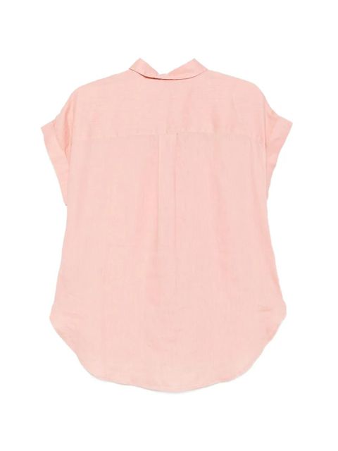 Lauren Ralph Lauren embroidered-logo short-sleeve shirt - Pink - zdjęcie produktu nr 2