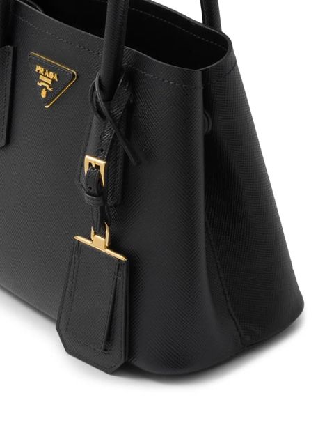 Prada Double Saffiano leather tote bag - Black