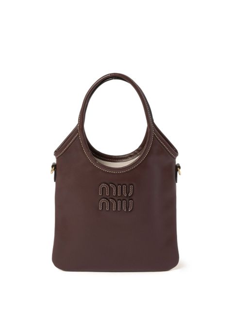 Miu Miu Ivy leather handbag - Brown