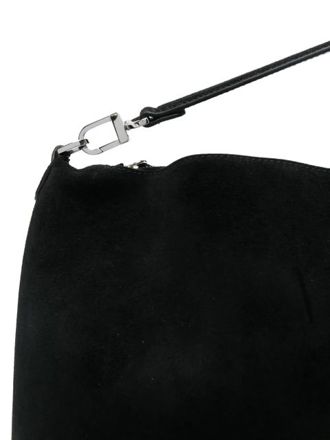 TOTEME bevel suede shoulder bag - Black - zdjęcie produktu nr 2