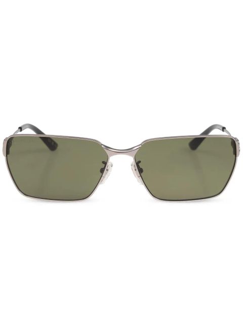 Balenciaga Eyewear BB-plaque rectangle-frame sunglasses - Silver - zdjęcie produktu nr 1