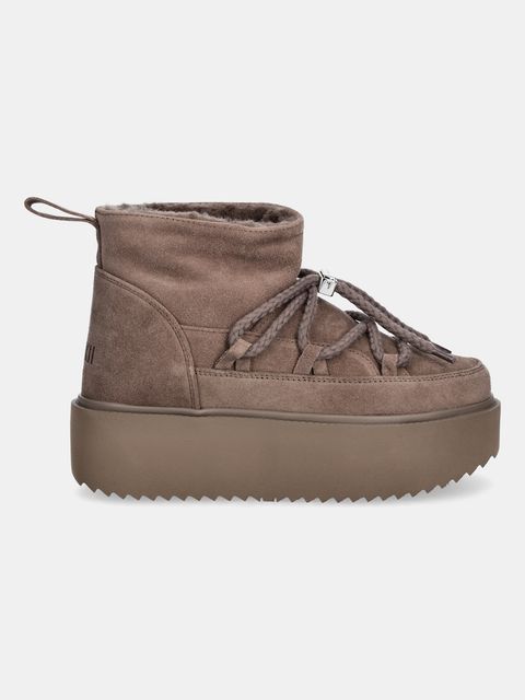 Inuikii śniegowce zamszowe Classic Low Platform kolor brązowy 1001.006.0012.163 - zdjęcie produktu nr 2