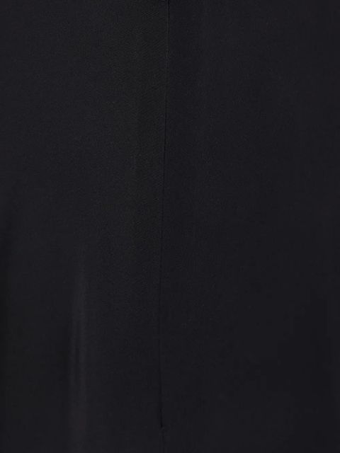 The Row silk skirt - Black